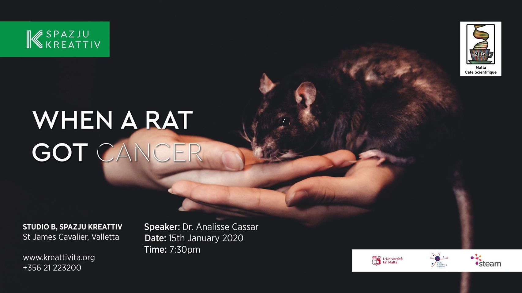 Read more about the article Jan 2020 – When a Rat Got Cancer
