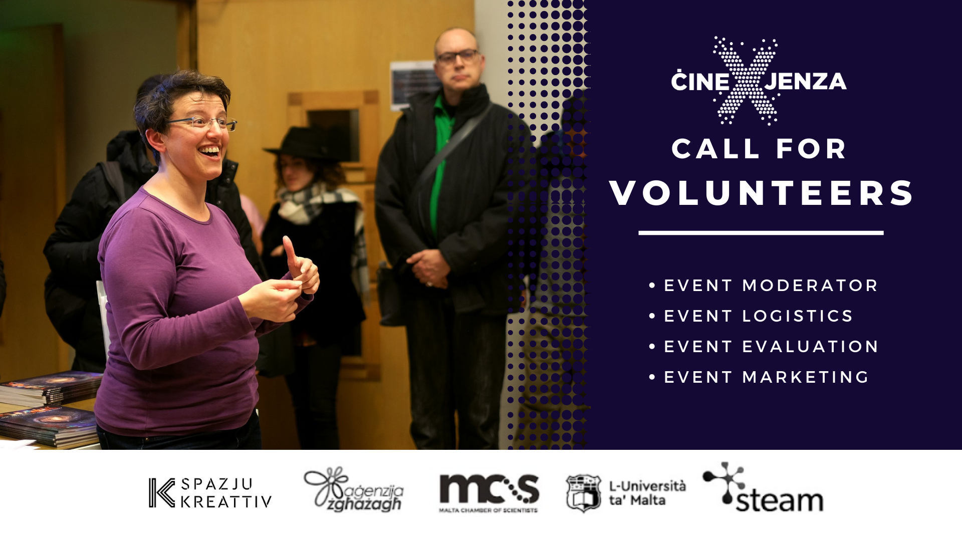 You are currently viewing ĊineXjenza Call for Volunteers