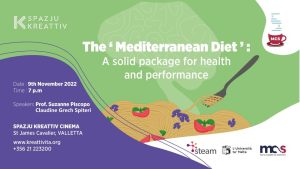 Read more about the article Malta Café Scientifique |  The ‘Mediterranean Diet’