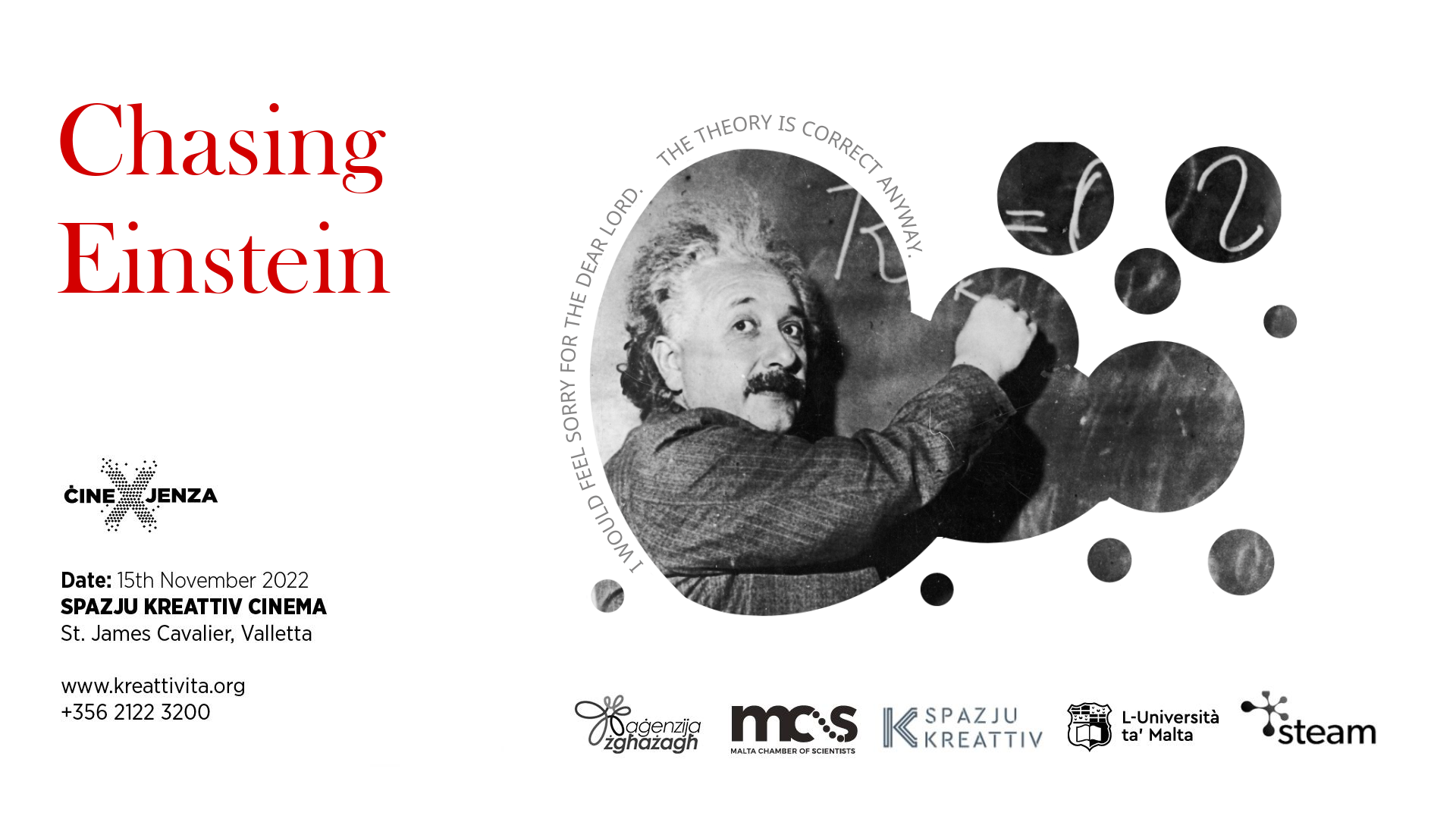 Read more about the article ĊineXjenza | Chasing Einstein